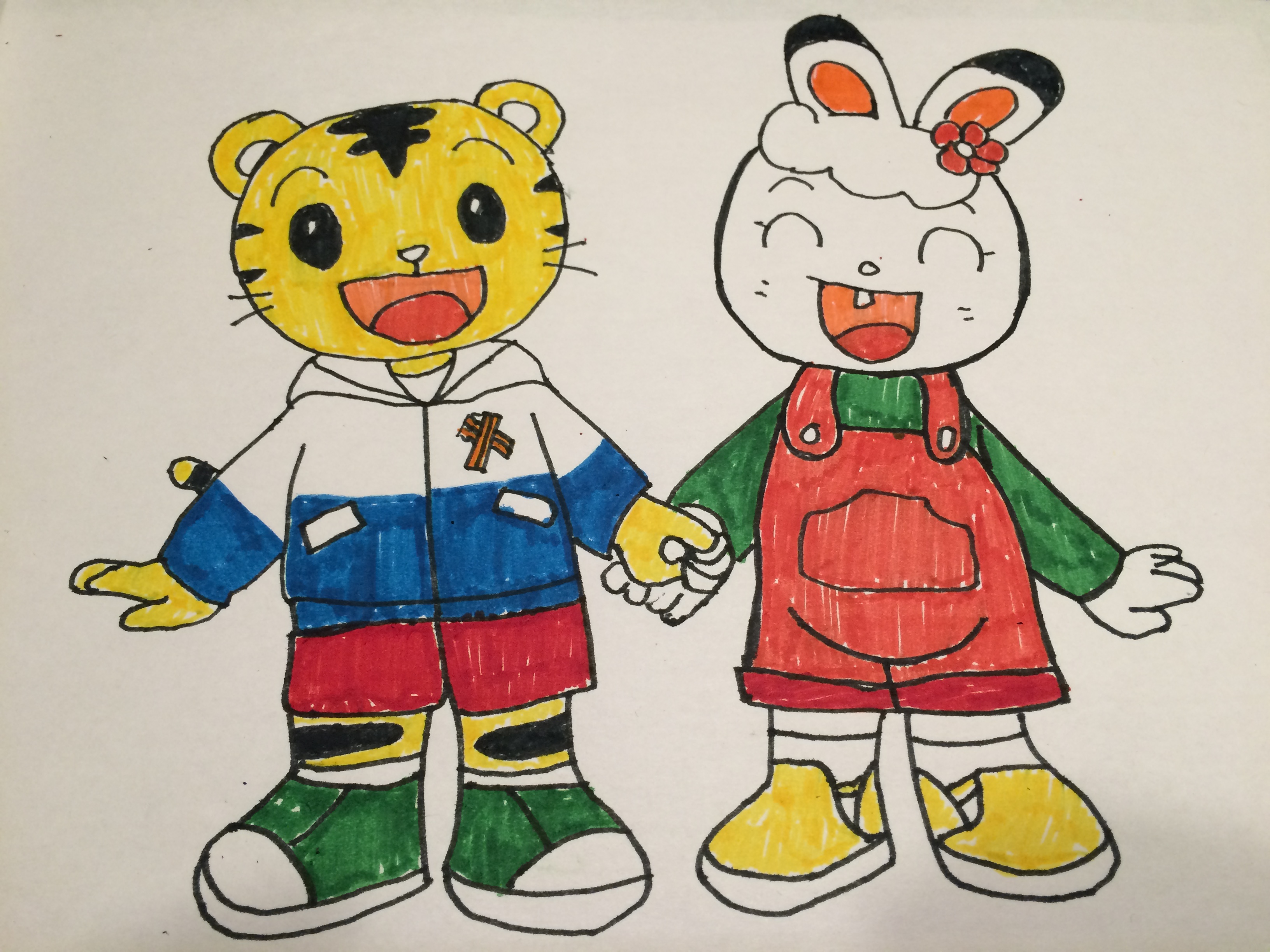 Shimajiro&Mimirin by Ruzik222