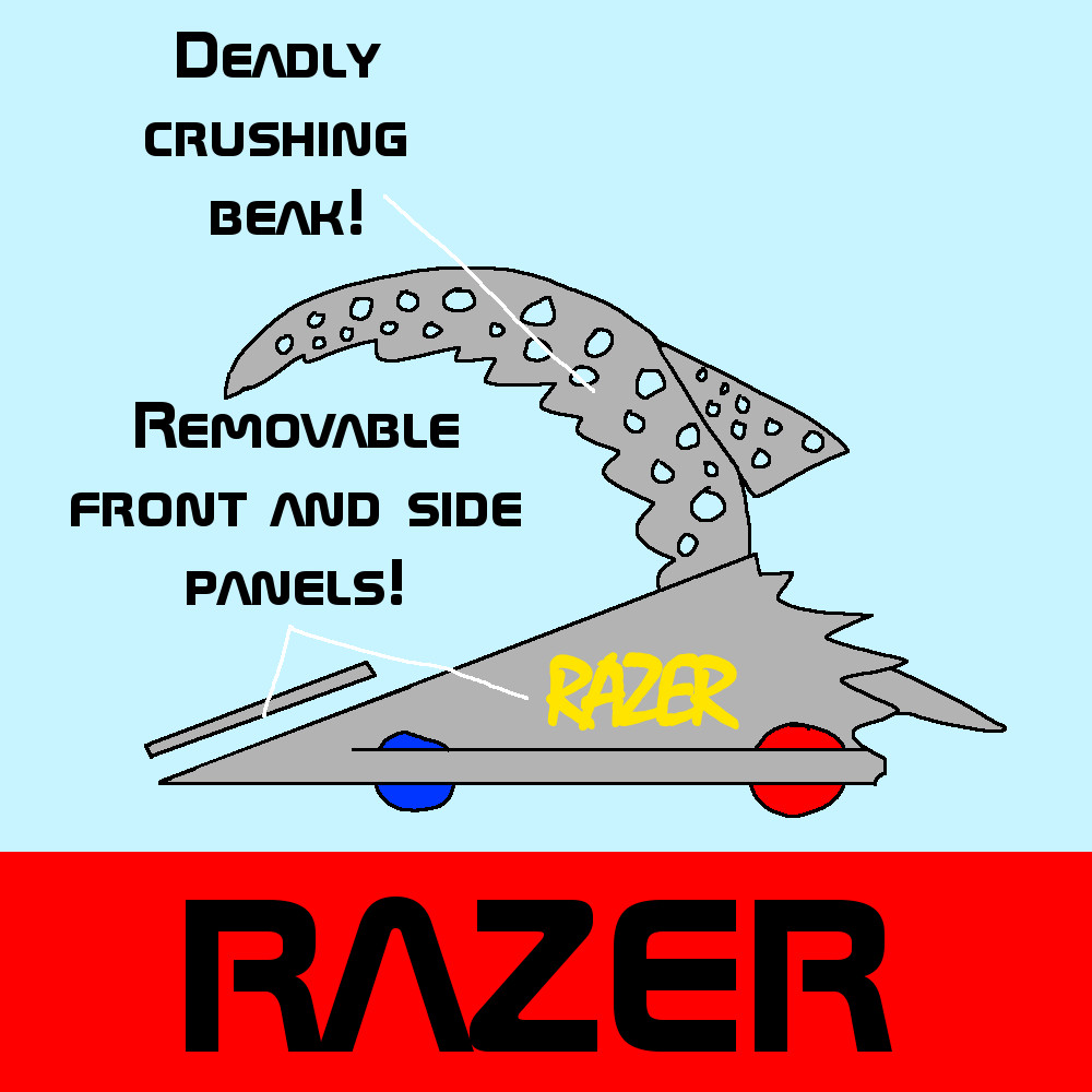 HEXBUG Razer RC Toy Design Concept by MasterMarik