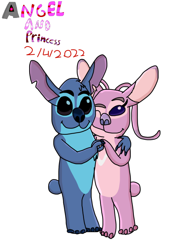 FA Stitch x Angel by PrincessTheWolf