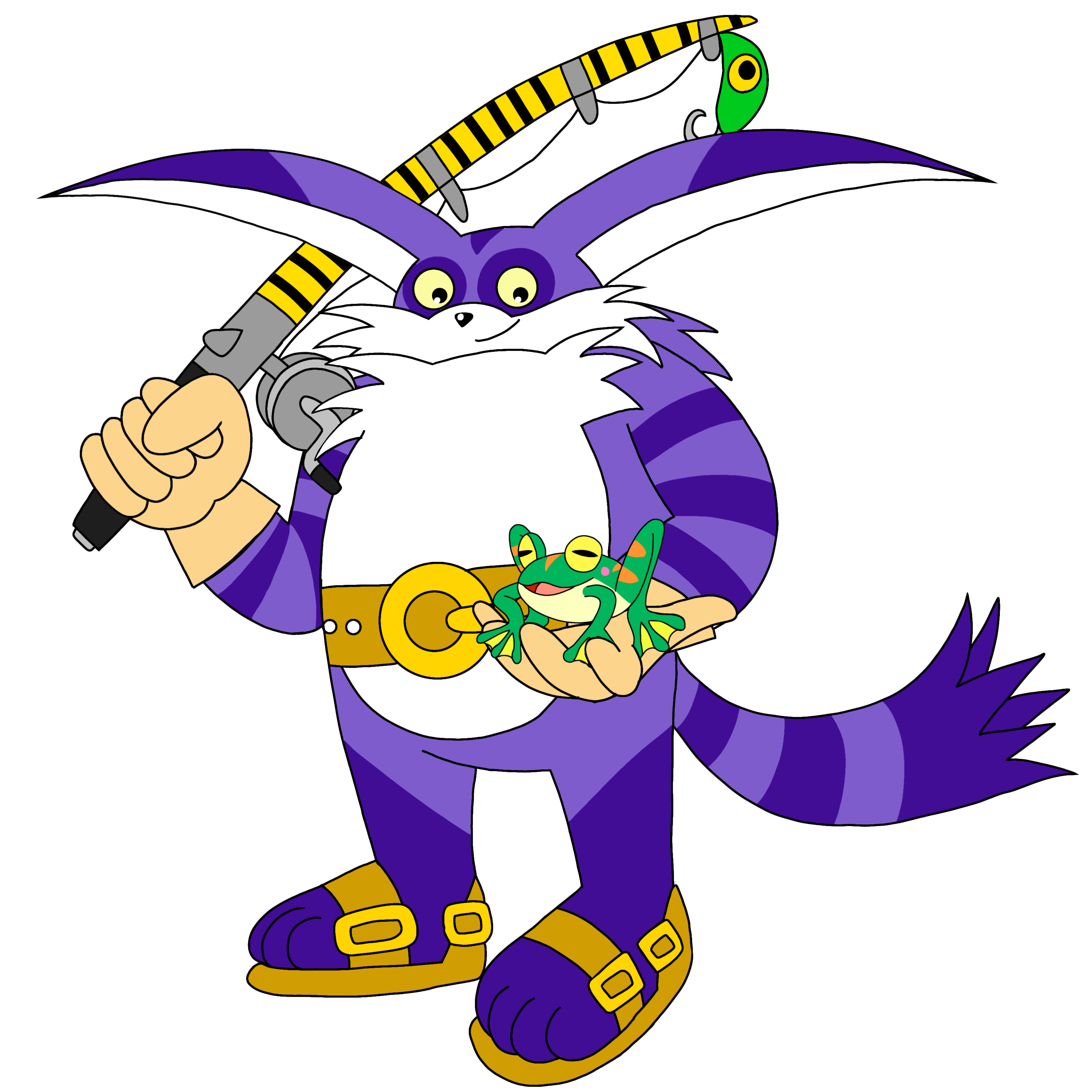 Big the Cat with Froggy by YaBoiSkywardMochi1998