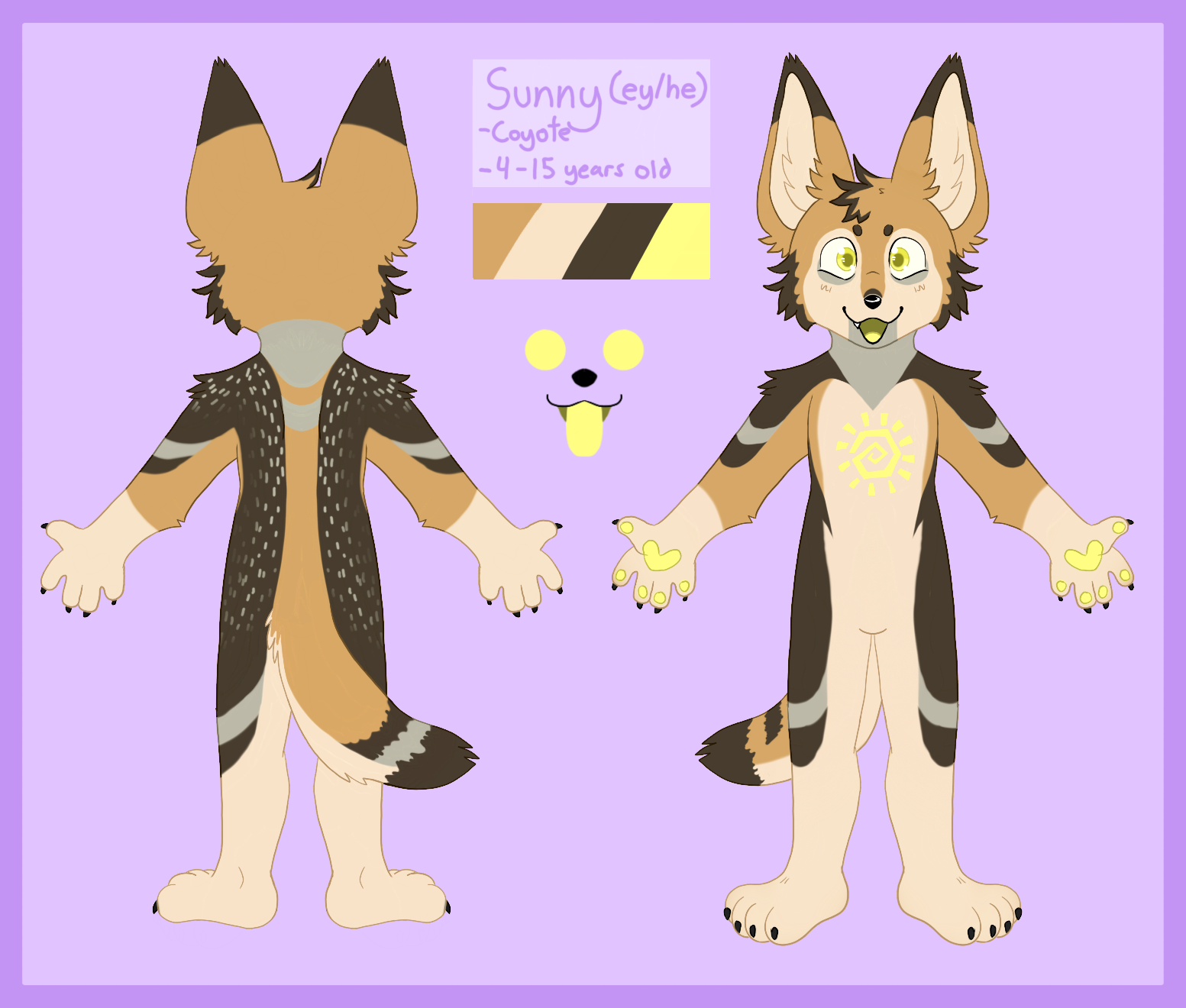 Sunny Ref Sheet by permapuppy