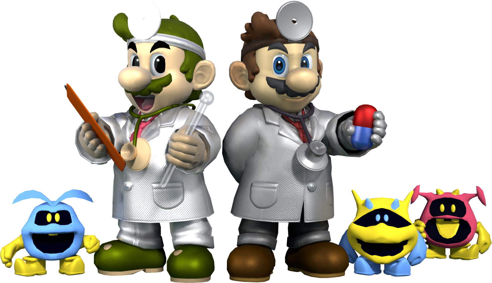 Classic and Modern Dr. Mario by SpyrotheDragon2022