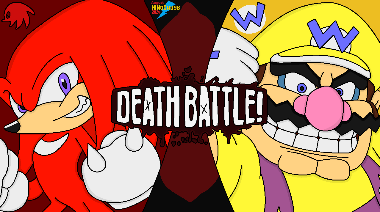 DEATH BATTLE - Knuckles VS Wario by Minochu243