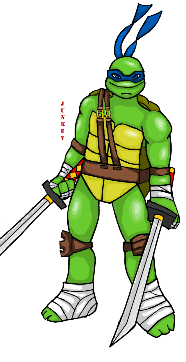 TMNT 2012 Leonardo by Junkey