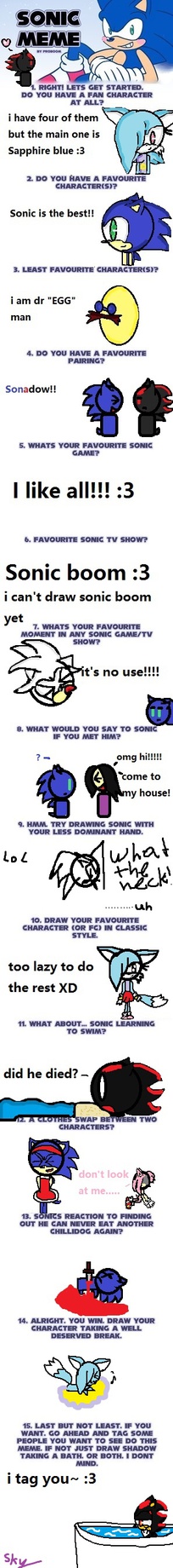 Sonic meme by Echo3Sapphire