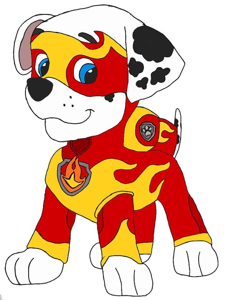 Paw patrol mighty Marshall by Superpupchase02